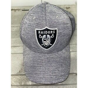 Las Vegas Raiders Baseball Hat Snapback Gray Black Adjustable NFL Team Apparel